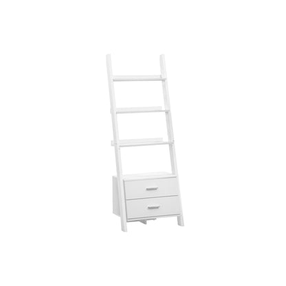 69" BOOKCASE M2562 -  Grey - White / Espresso / White