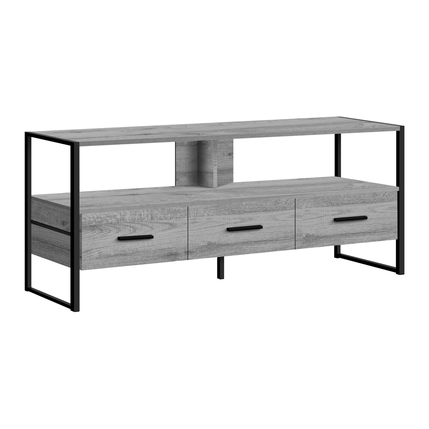 48'' TV STAND M2617 -  Grey / Black / Dark Taupe