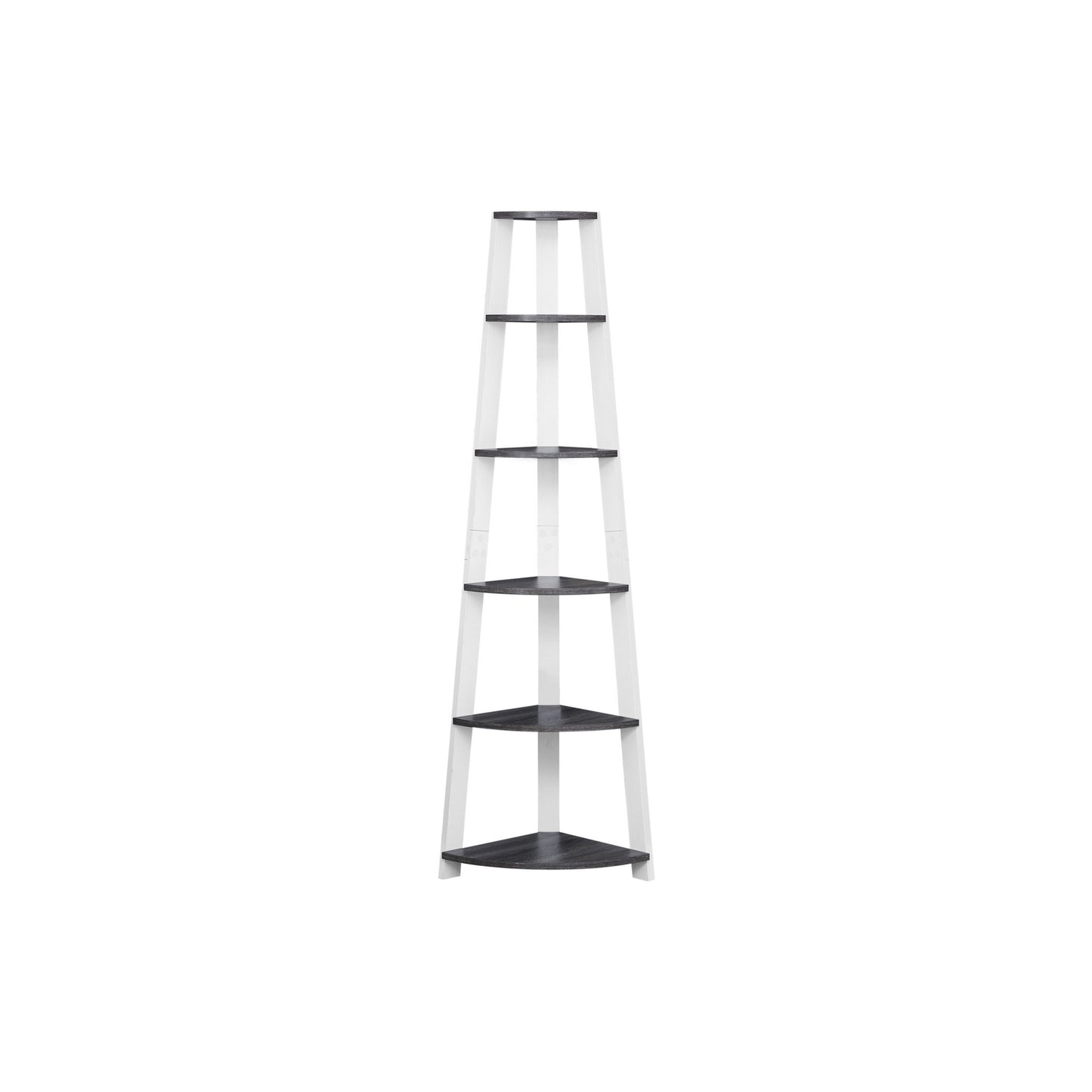 72" BOOKCASE M2751 - Dark Walnut / Brown Oak / Black / Grey / Espresso / Dark Taupe / White / Grey - White / Grey - Black
