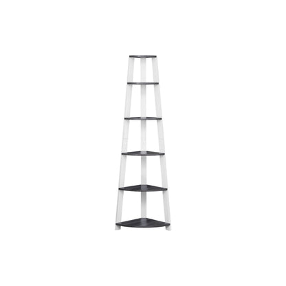 72" BOOKCASE M2751 - Dark Walnut / Brown Oak / Black / Grey / Espresso / Dark Taupe / White / Grey - White / Grey - Black