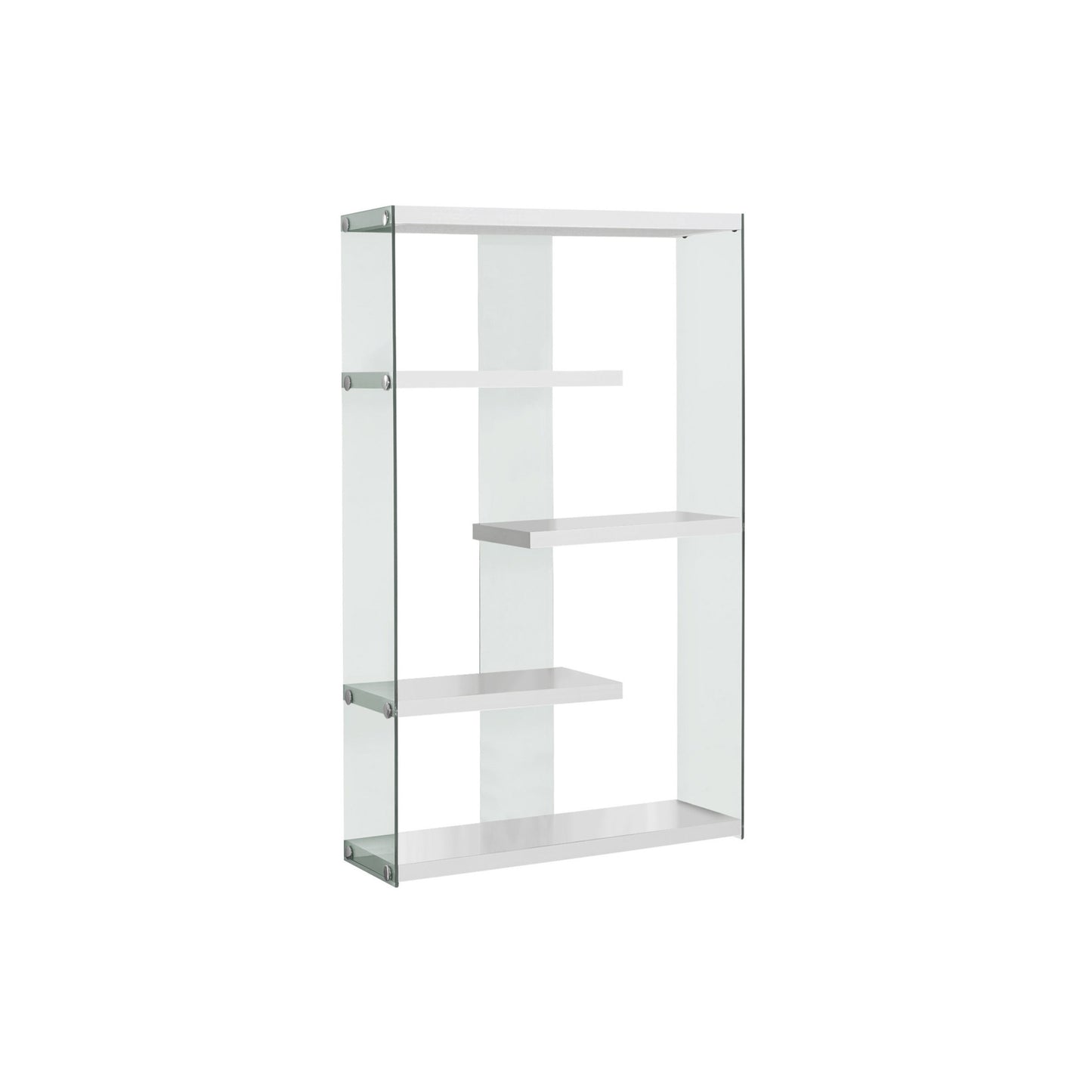 60" BOOKCASE M3290 - White