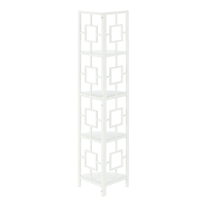 62" BOOKCASE M3613 - Black / Espresso / White / Dark Taupe