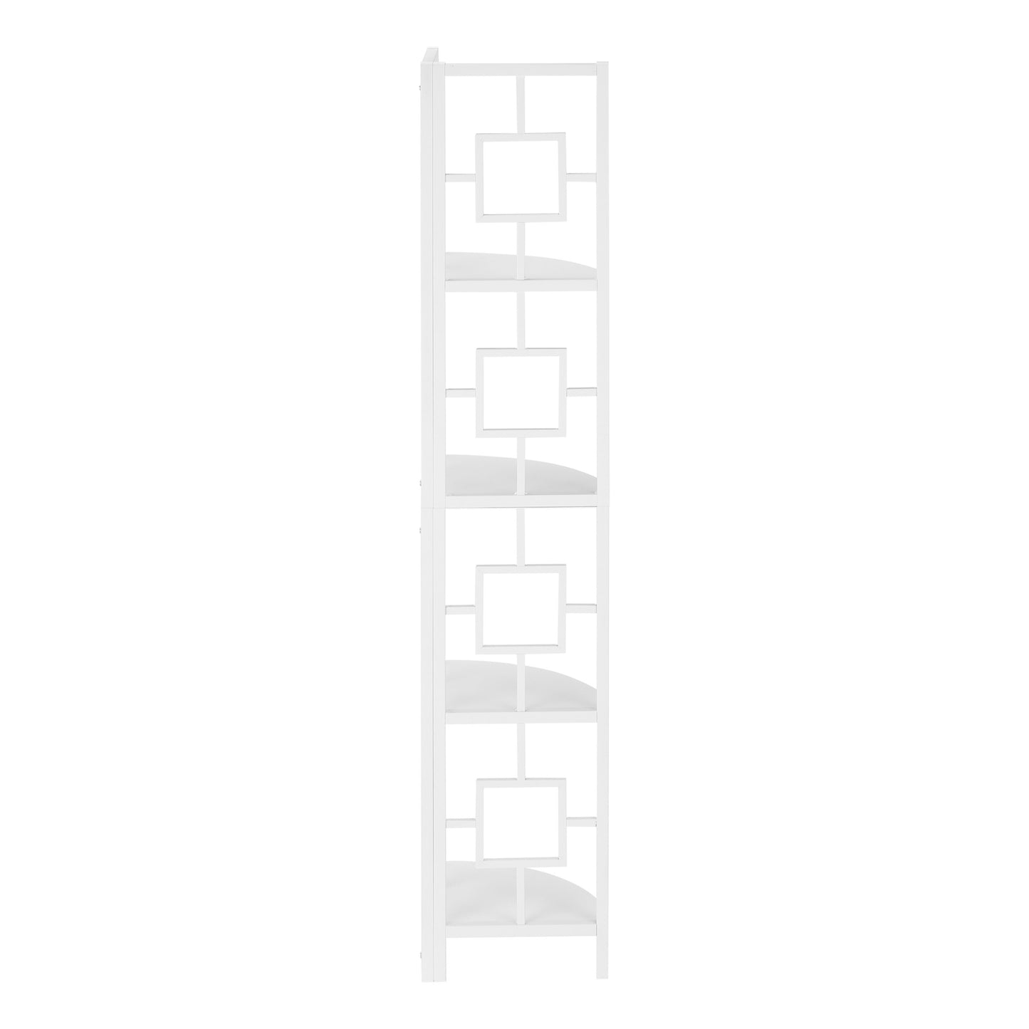 62" BOOKCASE M3613 - Black / Espresso / White / Dark Taupe