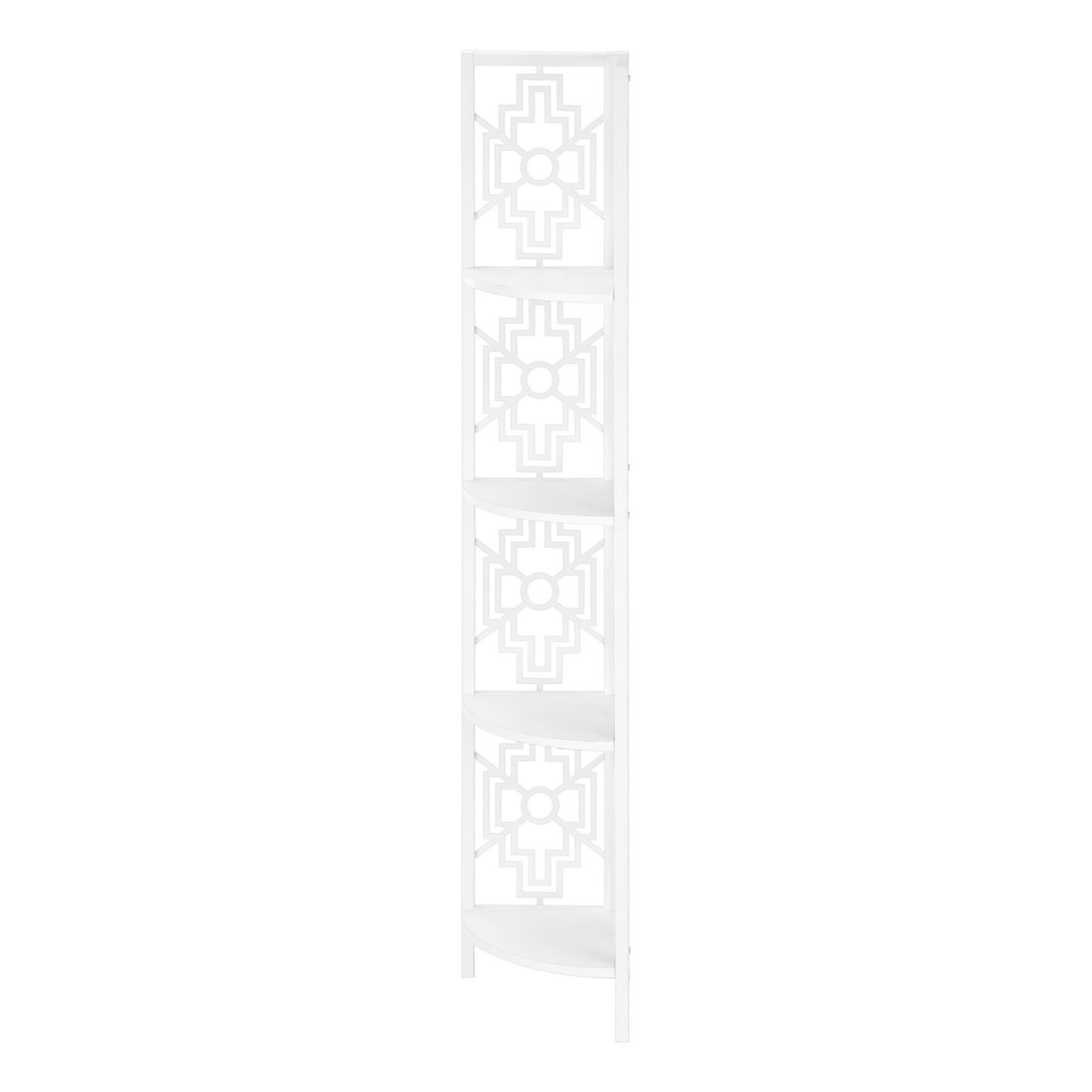62" BOOKCASE M3623 - Espresso / White / Dark Taupe