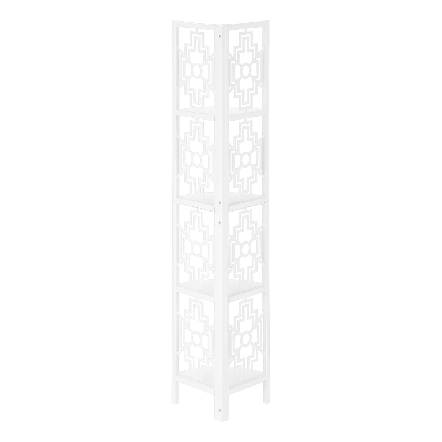 62" BOOKCASE M3623 - Espresso / White / Dark Taupe