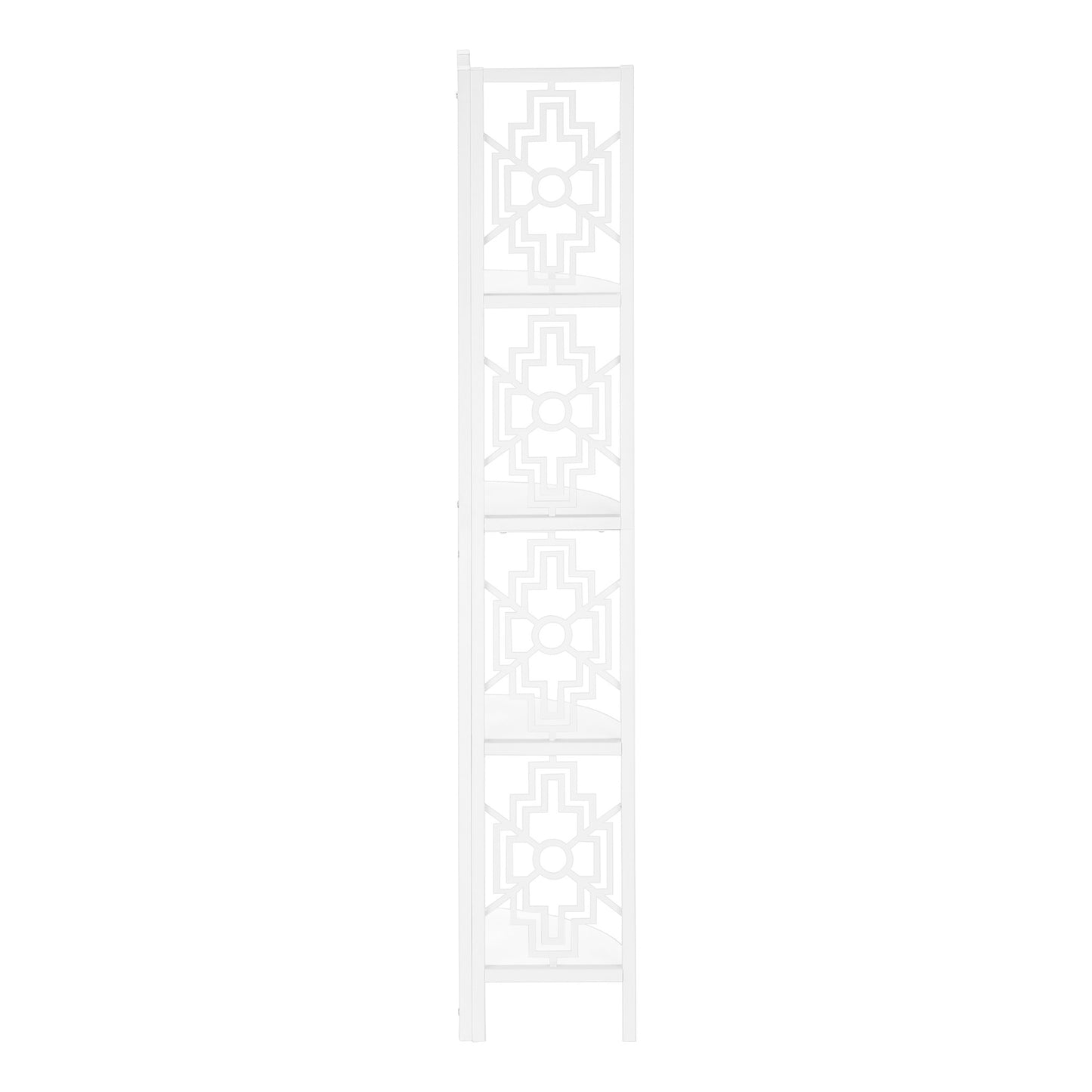 62" BOOKCASE M3623 - Espresso / White / Dark Taupe