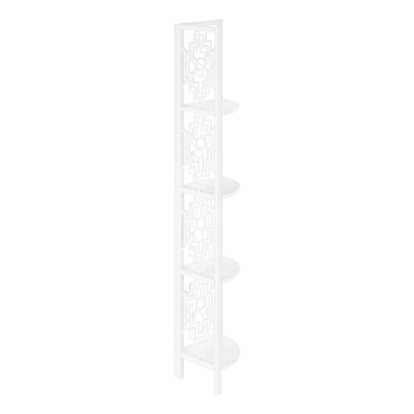 62" BOOKCASE M3623 - Espresso / White / Dark Taupe