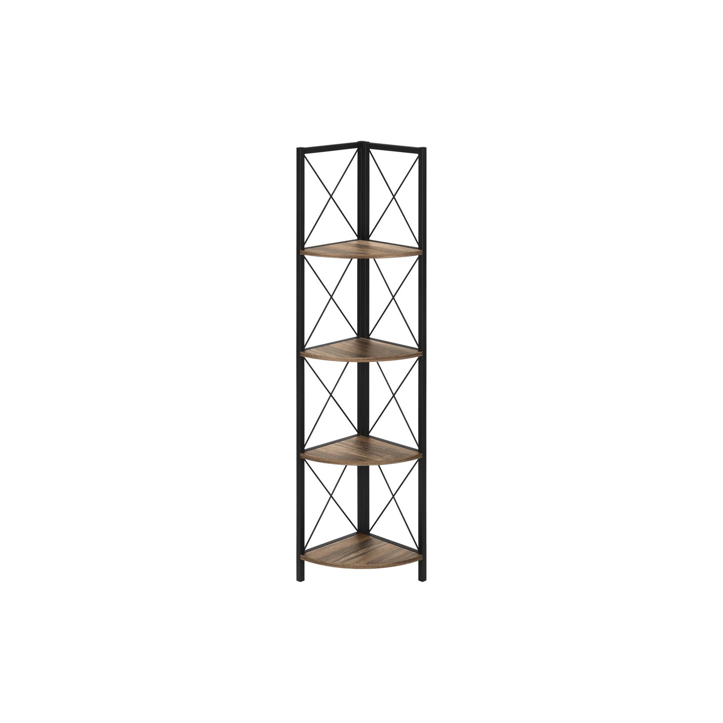 60" BOOKCASE M3646 - Brown Reclaimed / Grey / Dark Taupe / White Marble / Natural / Black / Black Marble / Espresso