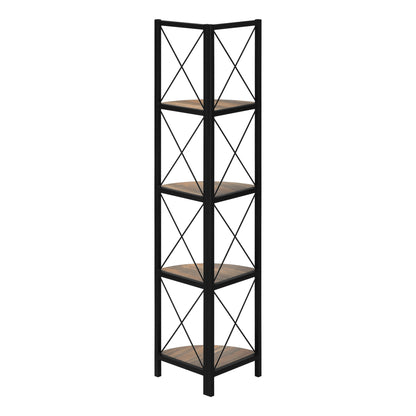 60" BOOKCASE M3646 - Brown Reclaimed / Grey / Dark Taupe / White Marble / Natural / Black / Black Marble / Espresso