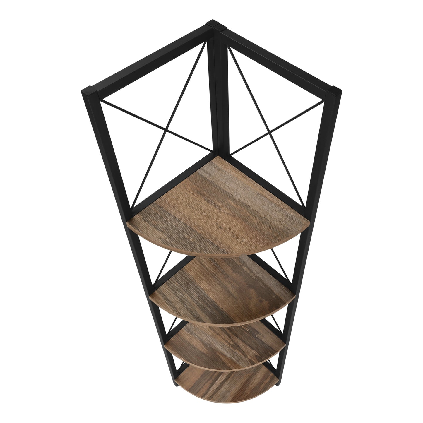 60" BOOKCASE M3646 - Brown Reclaimed / Grey / Dark Taupe / White Marble / Natural / Black / Black Marble / Espresso