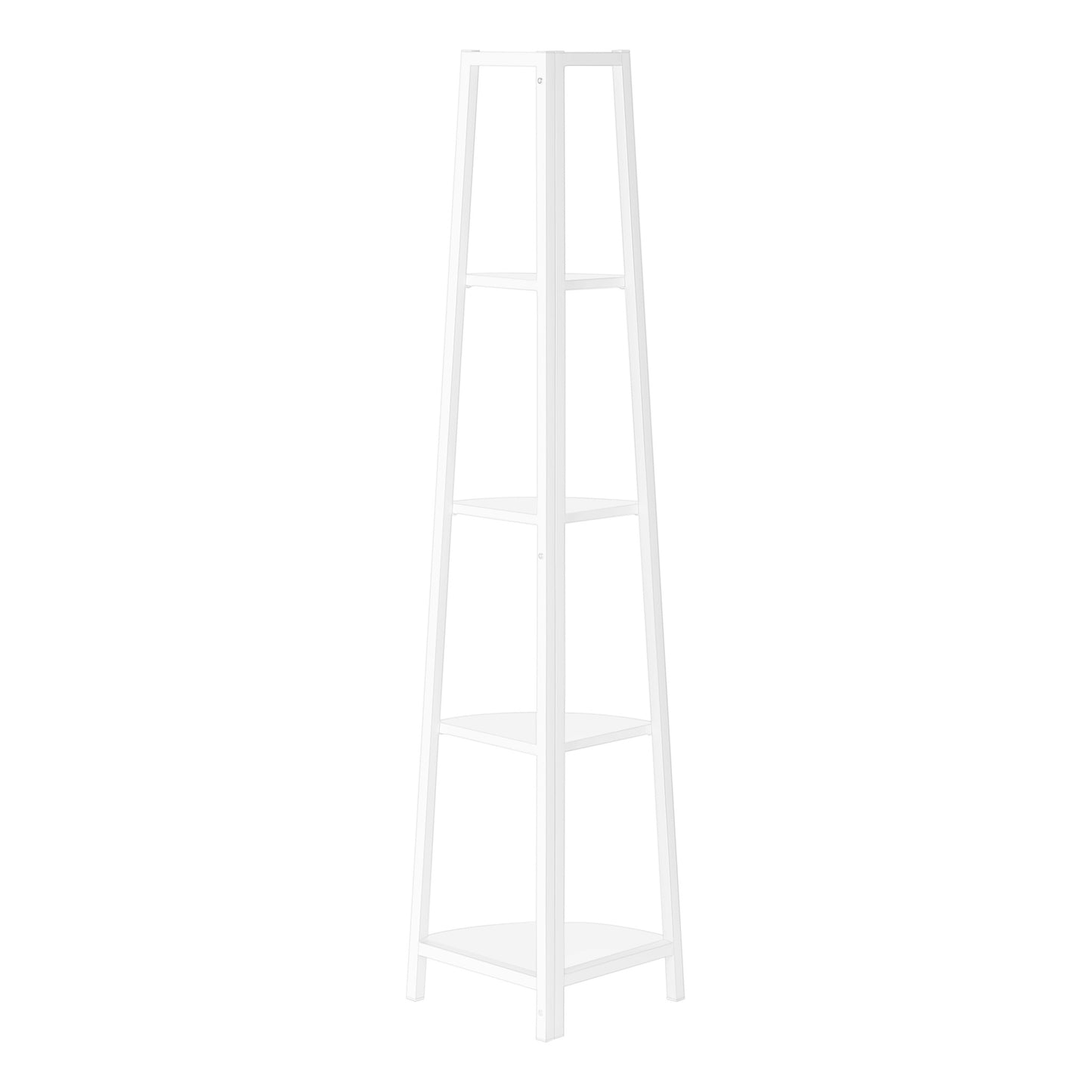 60" BOOKCASE M3665 - White