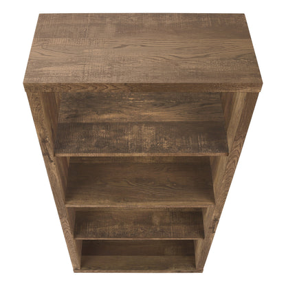 48" BOOKCASE M7404 - Brown / Grey / Taupe