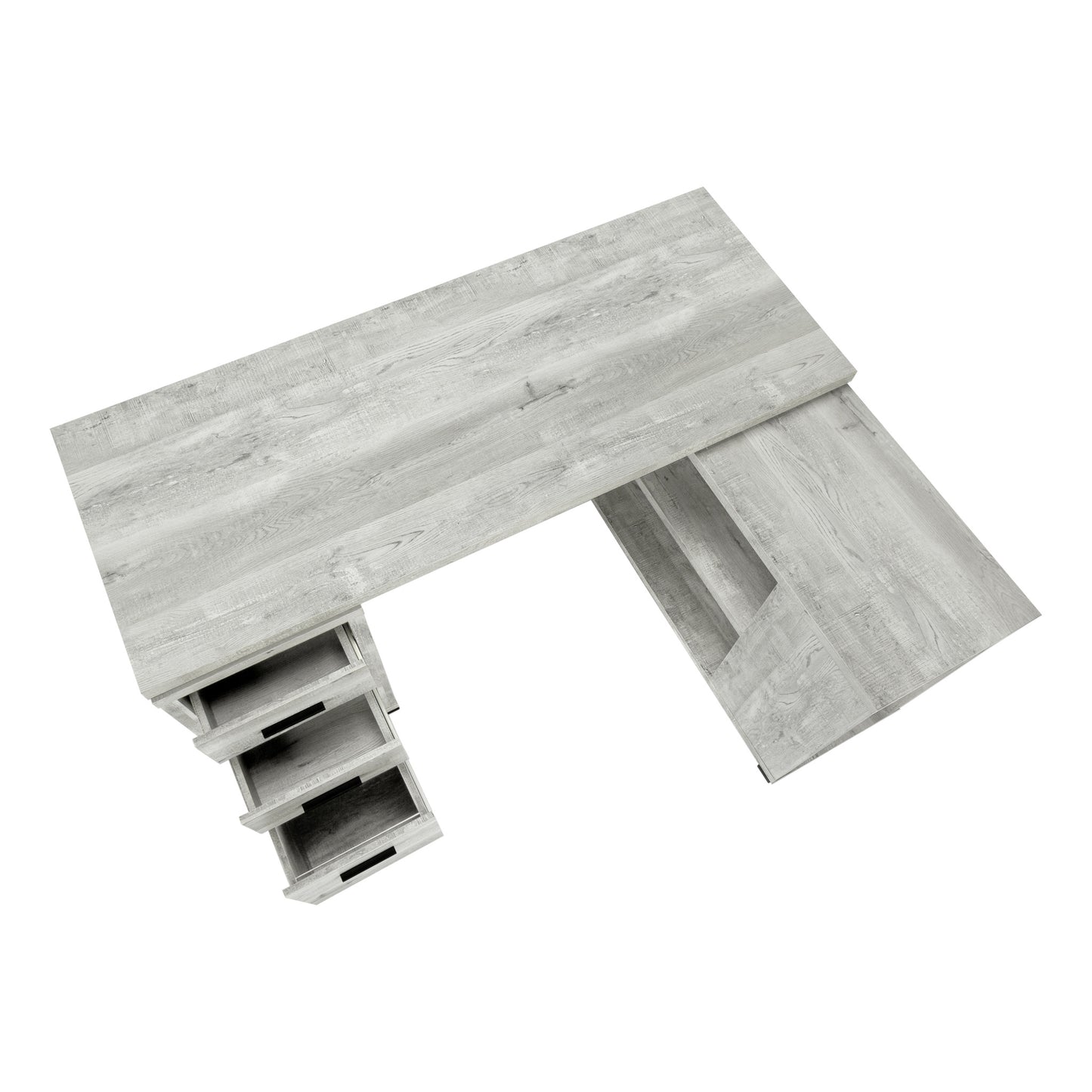 OFFICE DESK M7421 -Grey Reclaimed Wood