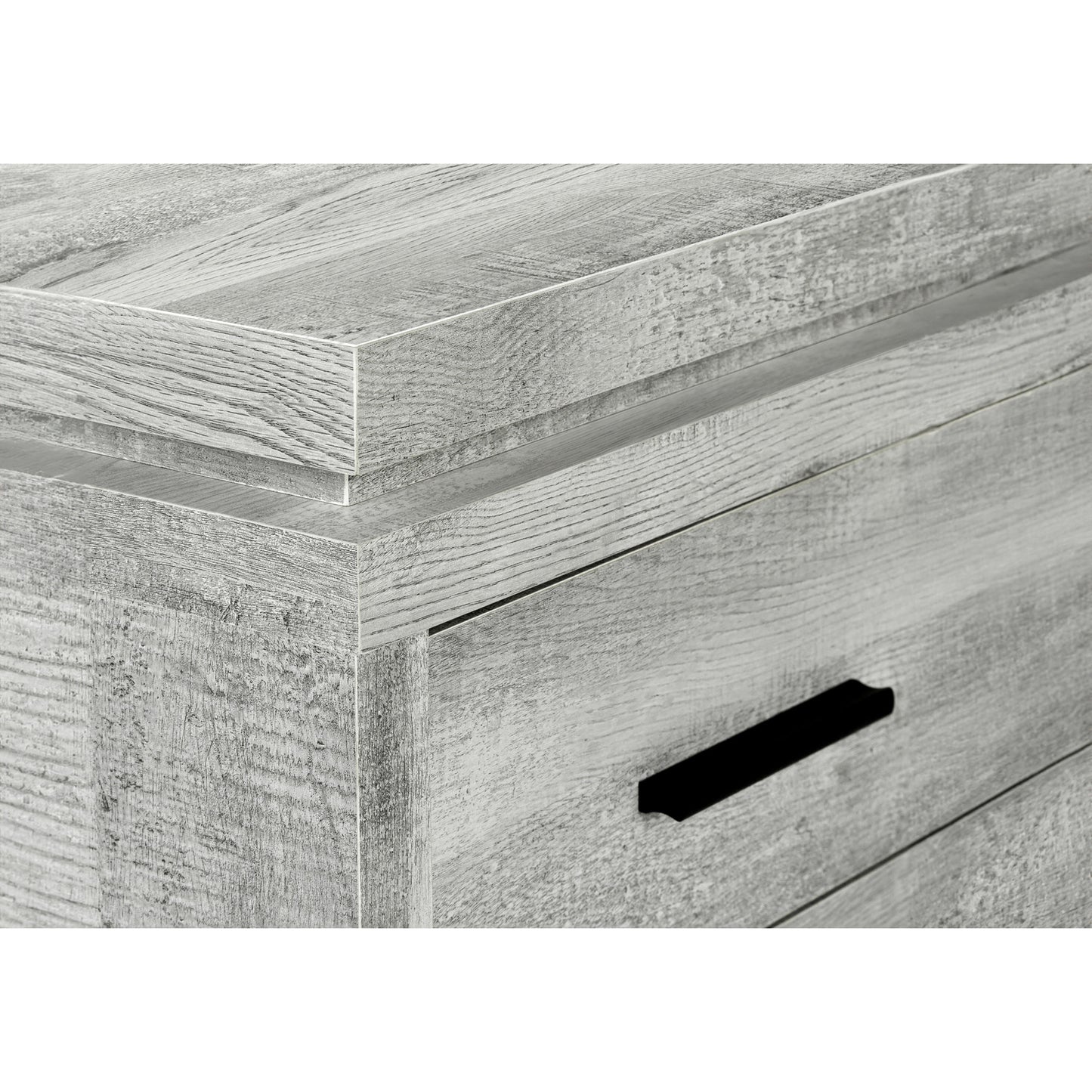 OFFICE DESK M7421 -Grey Reclaimed Wood