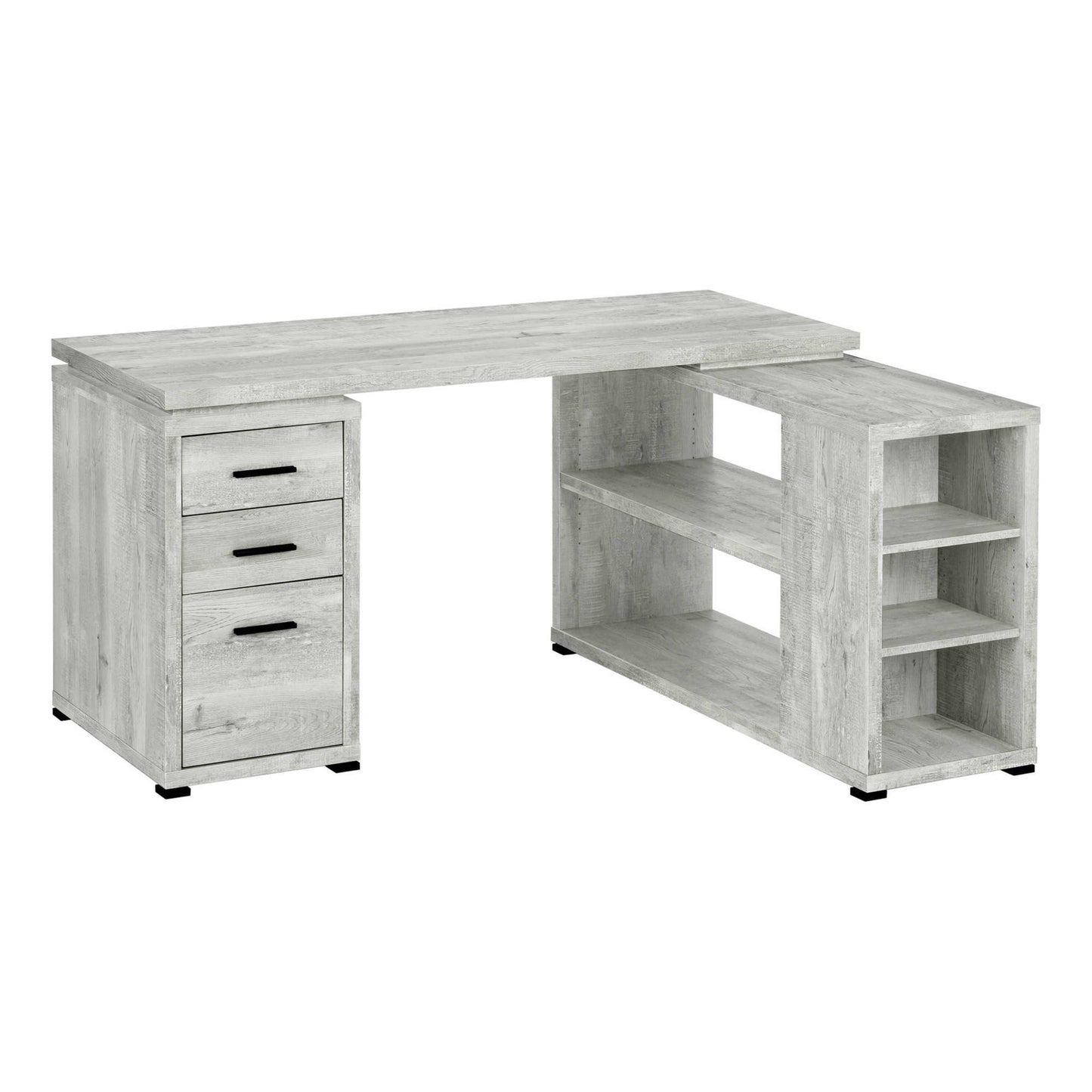 OFFICE DESK M7421 -Grey Reclaimed Wood