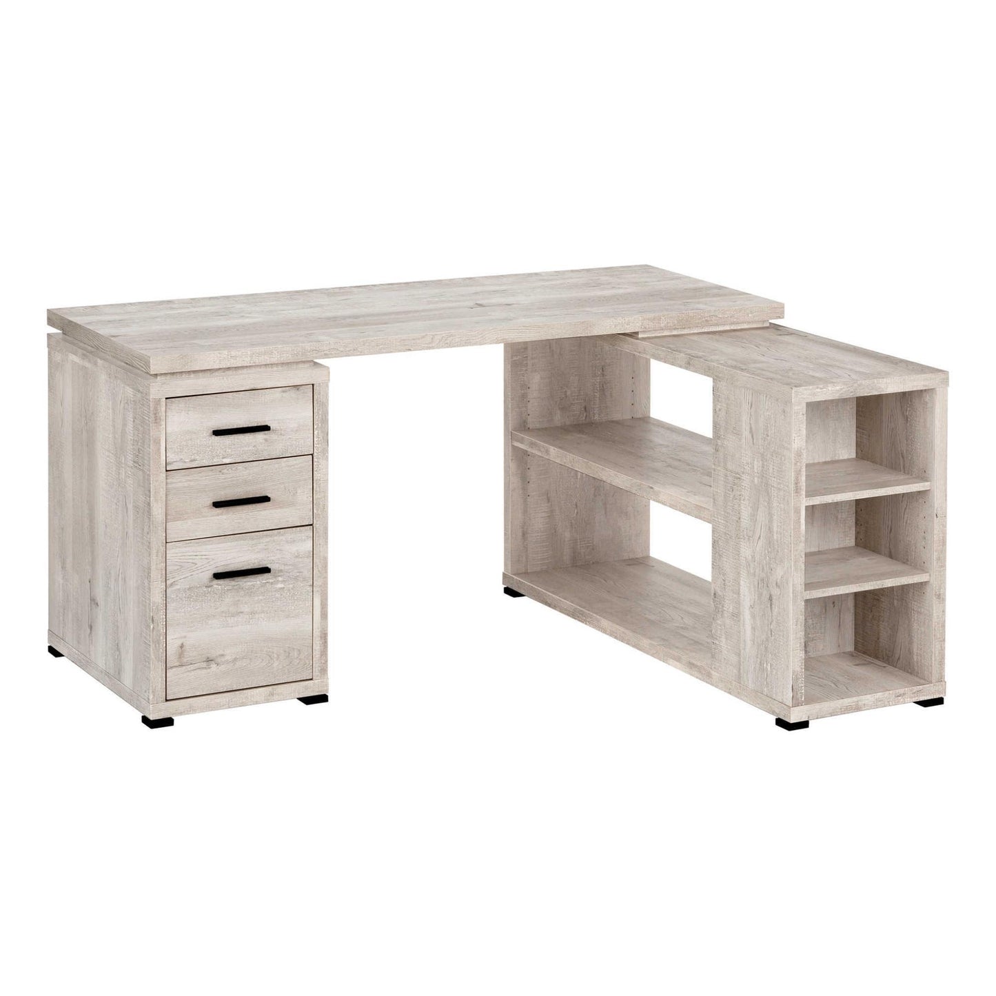 OFFICE DESK M7422 - Taupe Reclaimed Wood