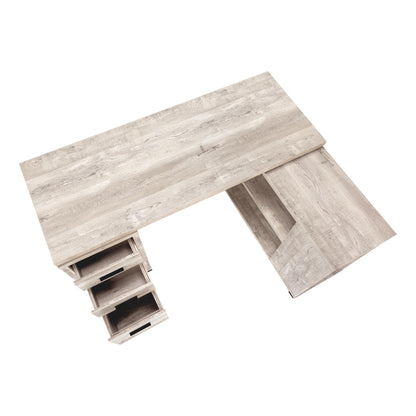 OFFICE DESK M7422 - Taupe Reclaimed Wood