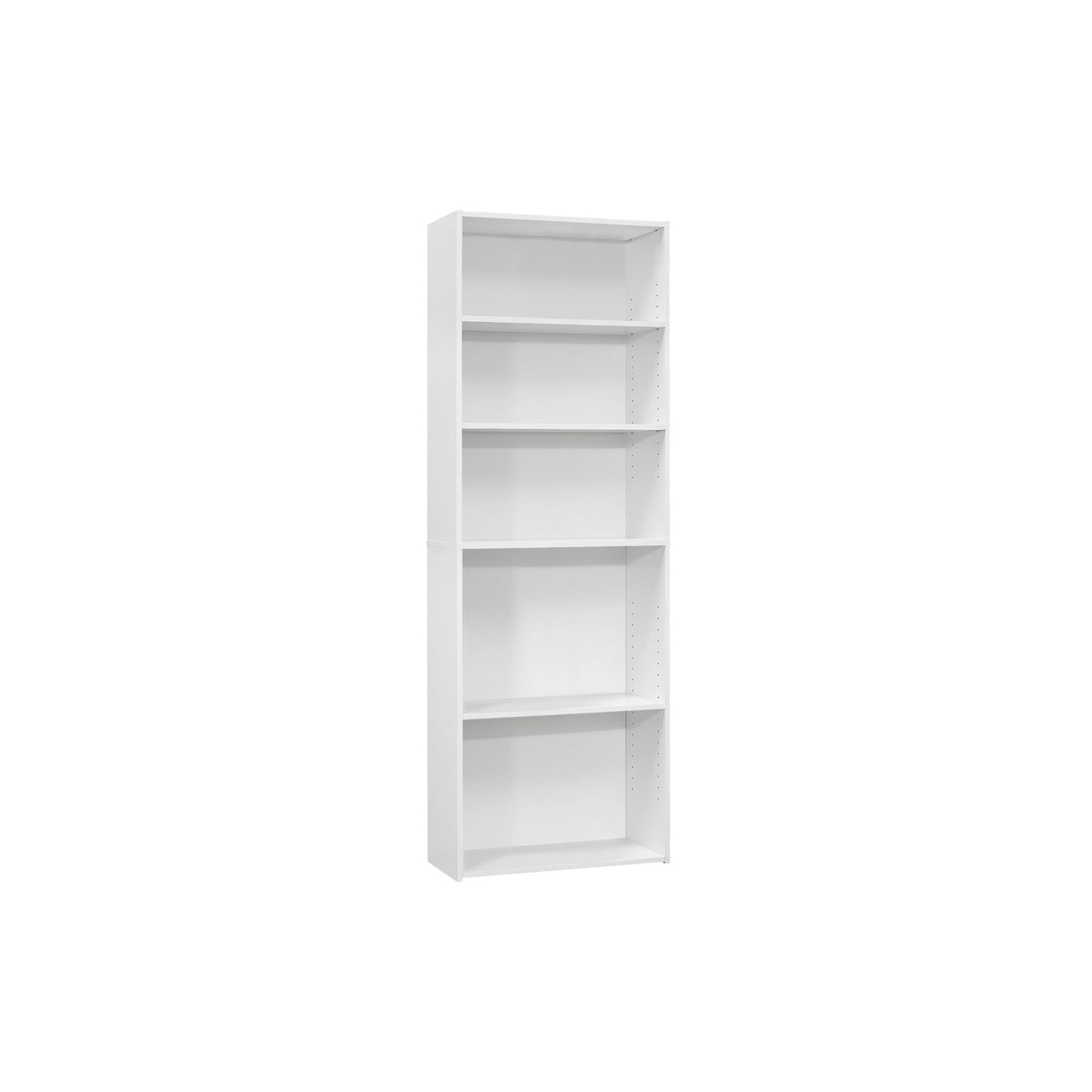 72" BOOKCASE M7470 - White / Grey / Dark Taupe / Espresso