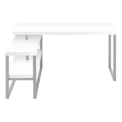 OFFICE DESK M7585 - White / Concrete