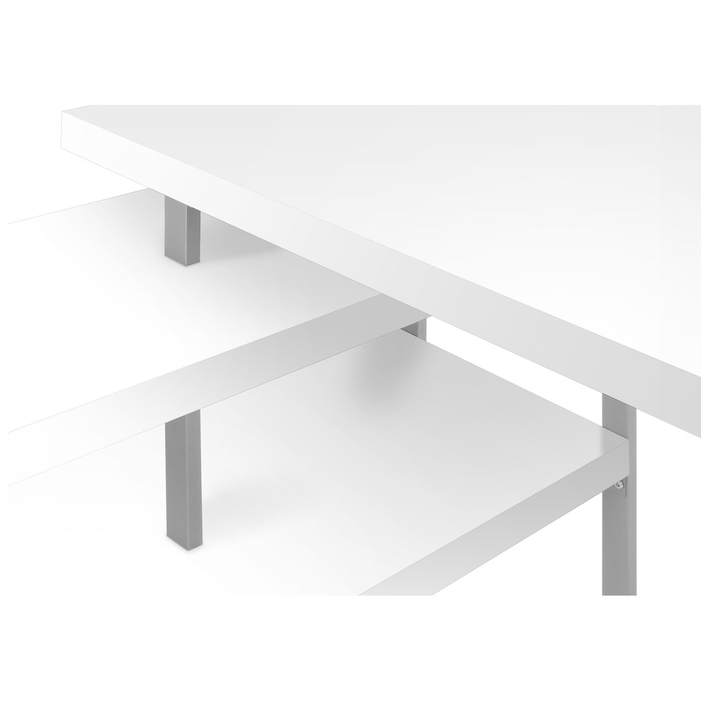 OFFICE DESK M7585 - White / Concrete