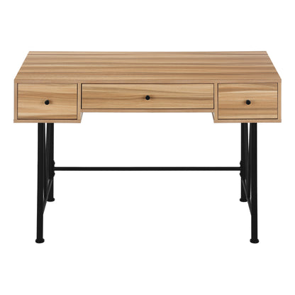OFFICE DESK M7672 - Light Reclaimed Wood / Walnut / Cherry