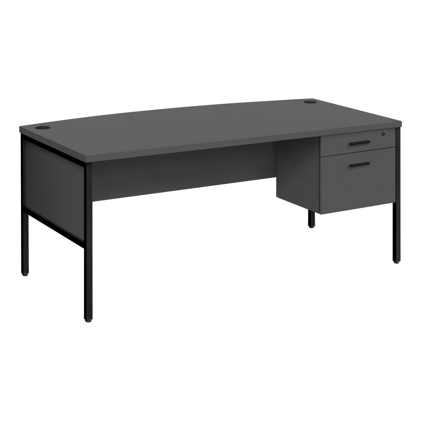 OFFICE DESK M7730 - Grey / White