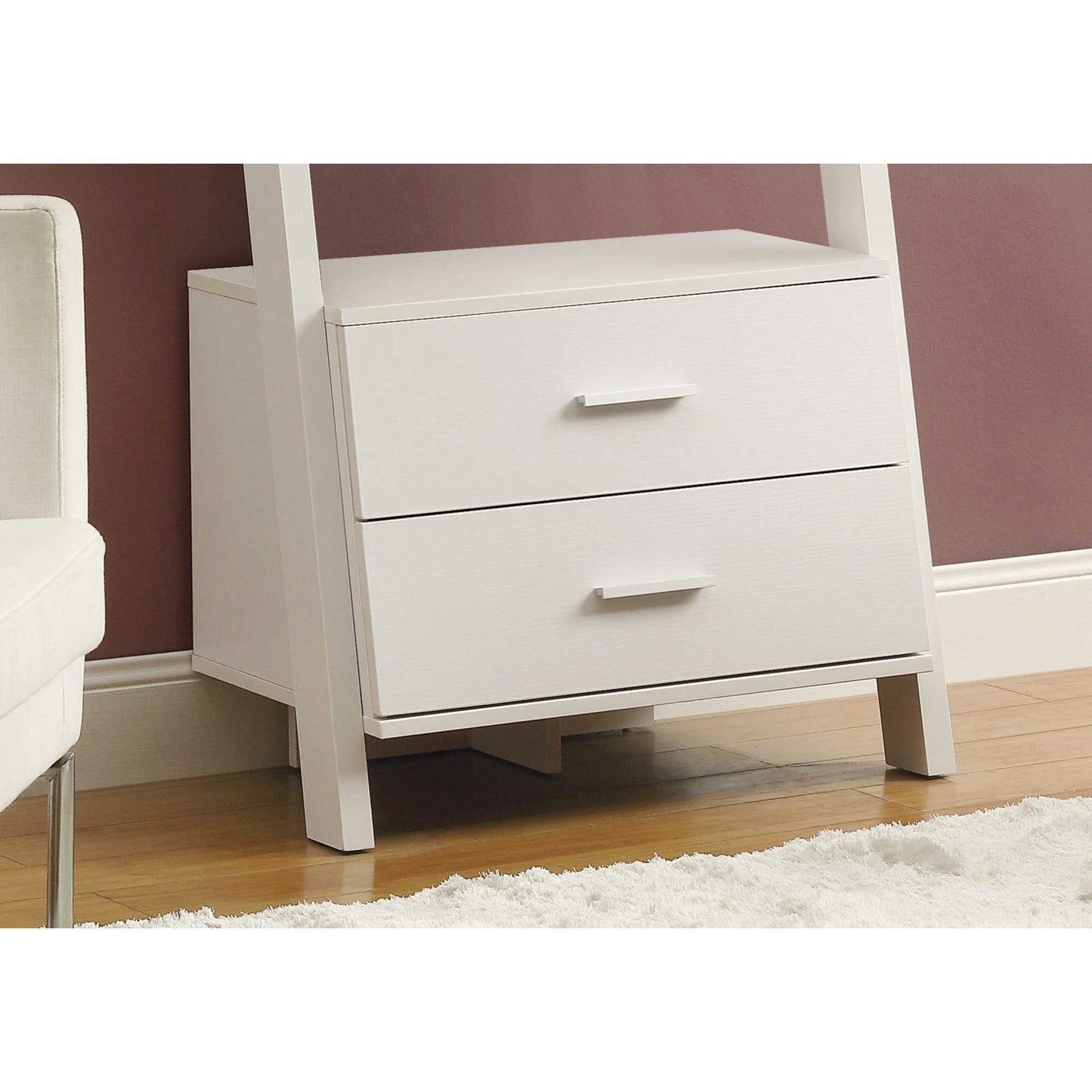 69" BOOKCASE M2562 -  Grey - White / Espresso / White