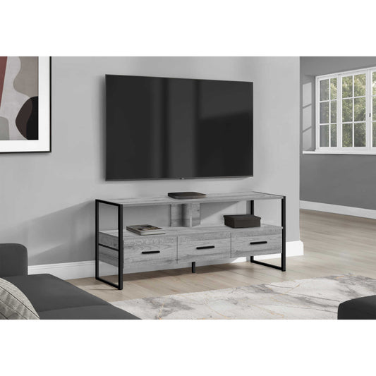 48'' TV STAND M2617 -  Grey / Black / Dark Taupe