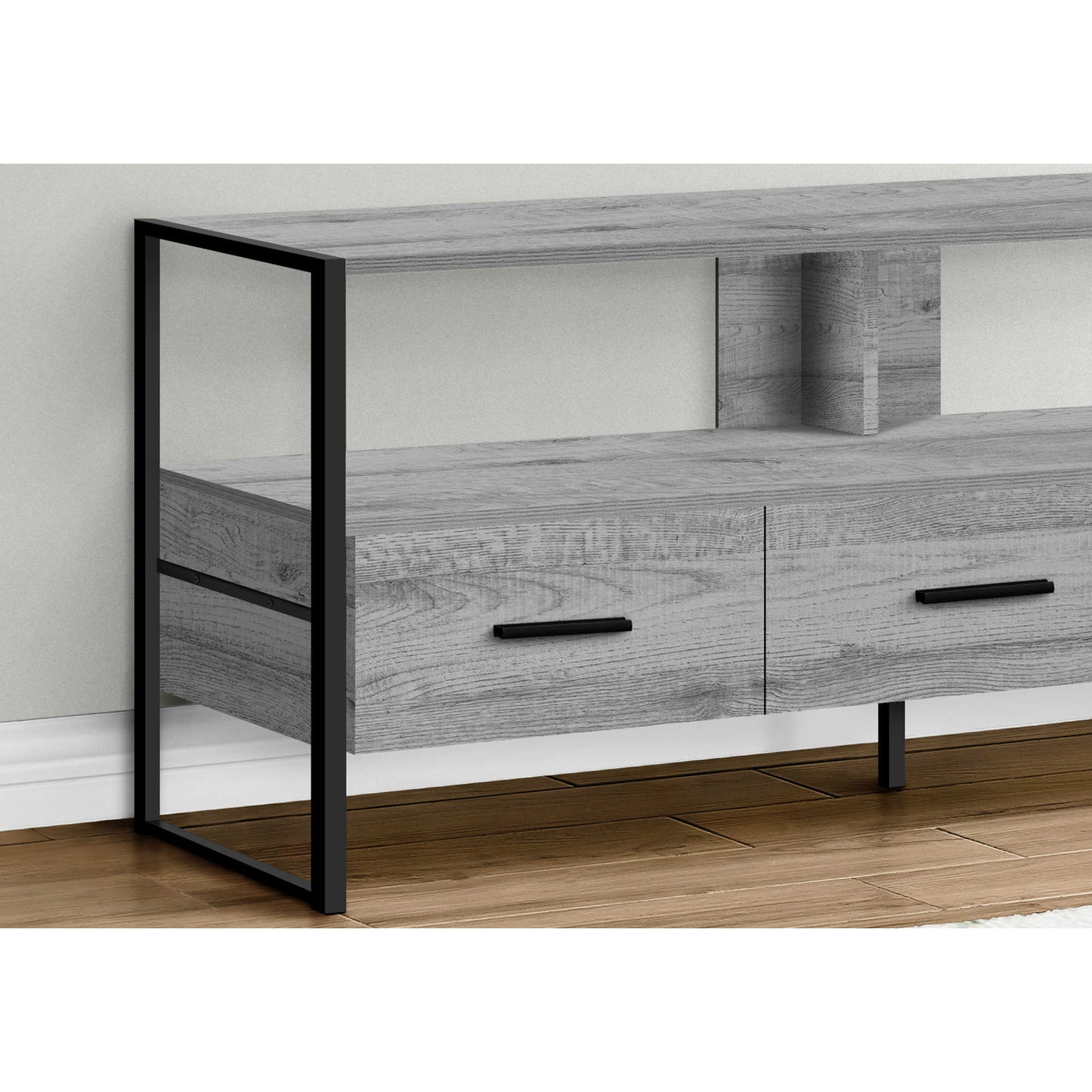 48'' TV STAND M2617 -  Grey / Black / Dark Taupe