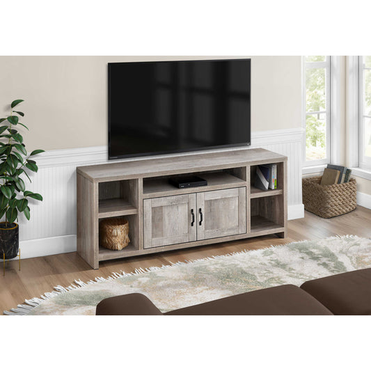 60'' TV STAND M2743 -  Taupe / Black