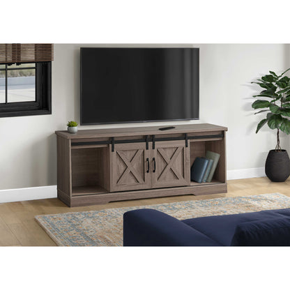 60'' TV STAND M2746 -  Grey / Brown / Dark Taupe