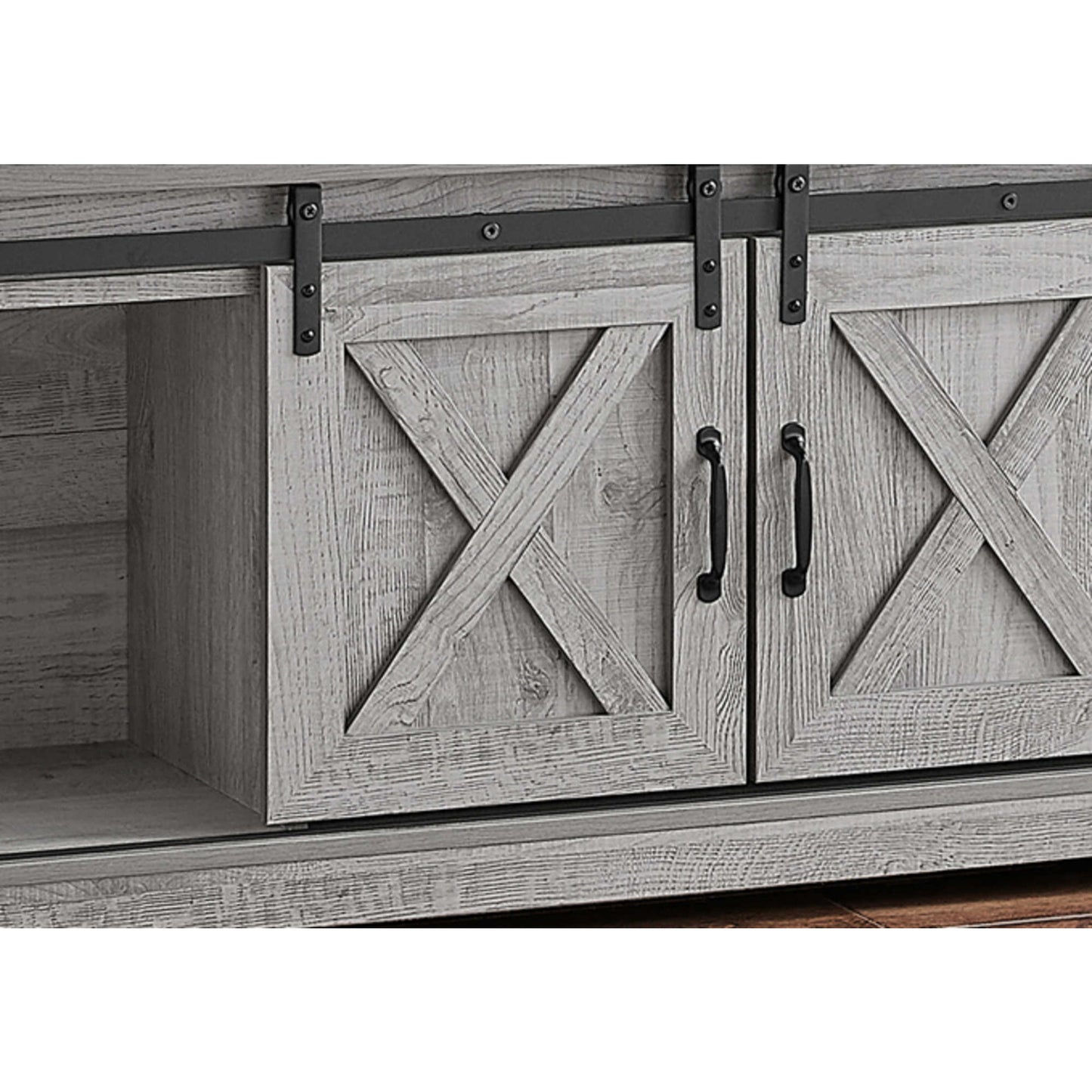 60'' TV STAND M2746 -  Grey / Brown / Dark Taupe