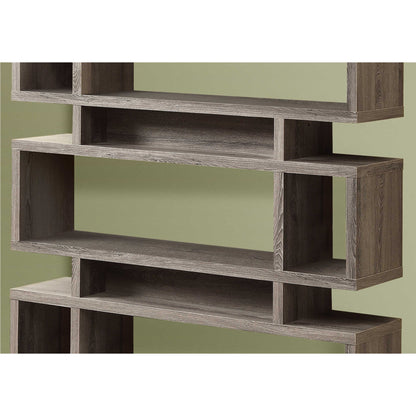 55" BOOKCASE M3251 - Dark Taupe