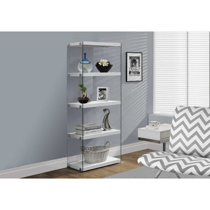60" BOOKCASE M3289 - White
