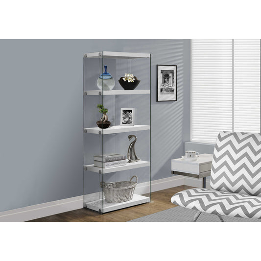 60" BOOKCASE M3289 - White