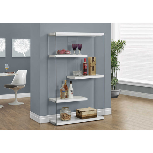 60" BOOKCASE M3290 - White