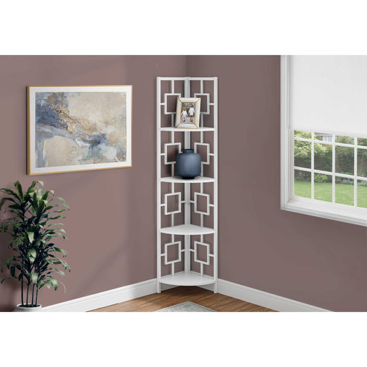 62" BOOKCASE M3613 - Black / Espresso / White / Dark Taupe