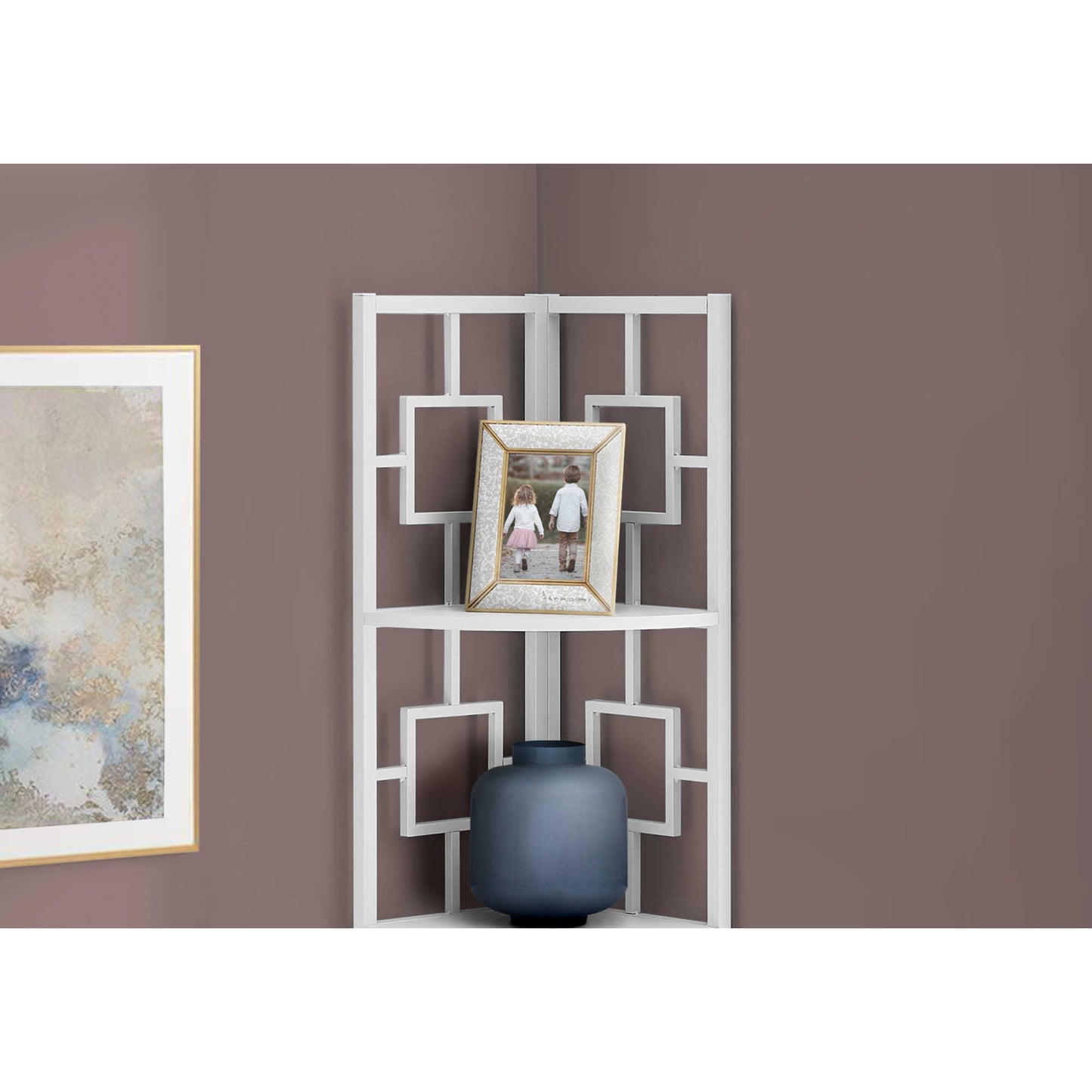 62" BOOKCASE M3613 - Black / Espresso / White / Dark Taupe