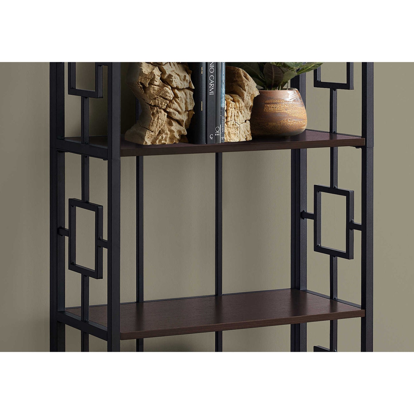 62" BOOKCASE M3617 - Espresso