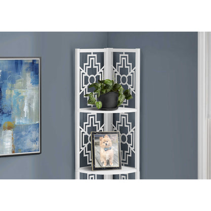 62" BOOKCASE M3623 - Espresso / White / Dark Taupe