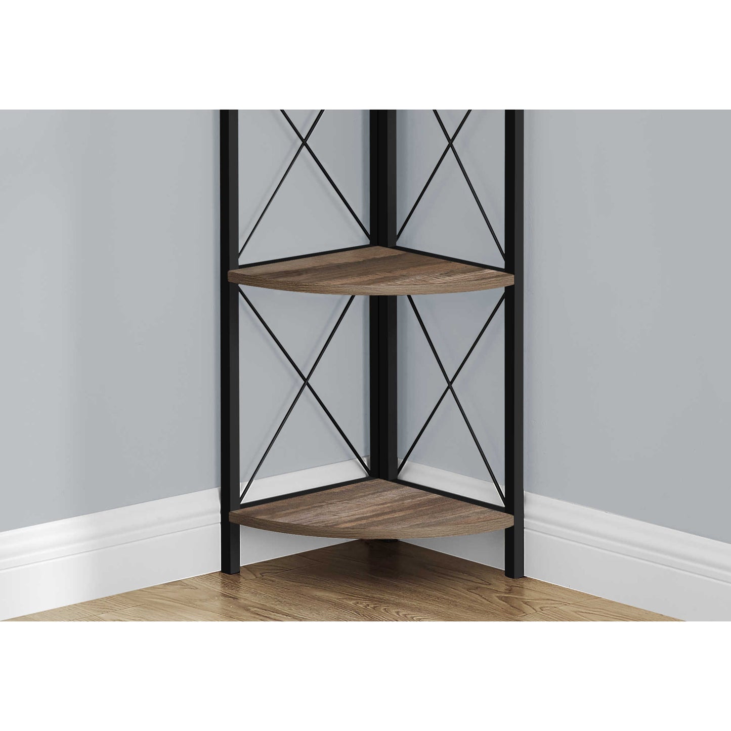 60" BOOKCASE M3646 - Brown Reclaimed / Grey / Dark Taupe / White Marble / Natural / Black / Black Marble / Espresso