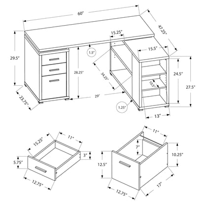 OFFICE DESK M7023 - White