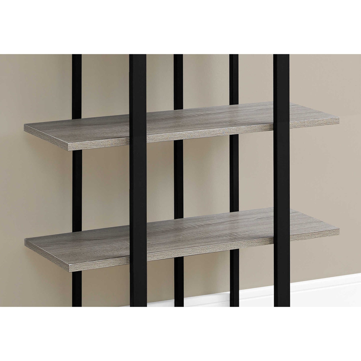 60" BOOKCASE M7237 - Dark Taupe