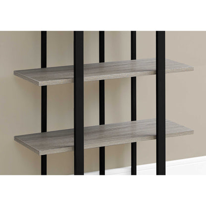 60" BOOKCASE M7237 - Dark Taupe