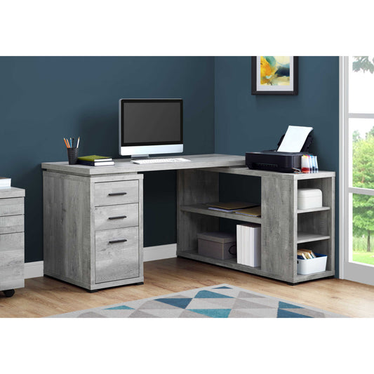 OFFICE DESK M7421 -Grey Reclaimed Wood