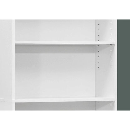 72" BOOKCASE M7470 - White / Grey / Dark Taupe / Espresso