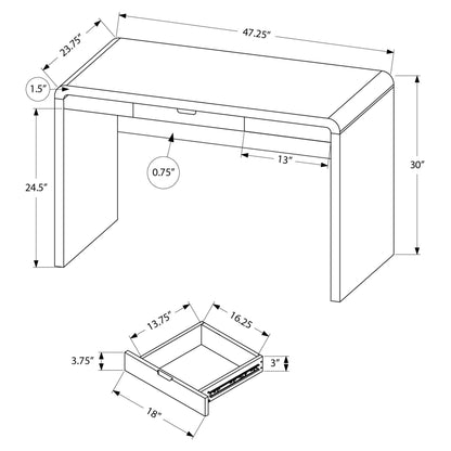 OFFICE DESK M7580 - White