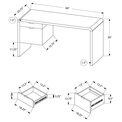 OFFICE DESK M7581 - White