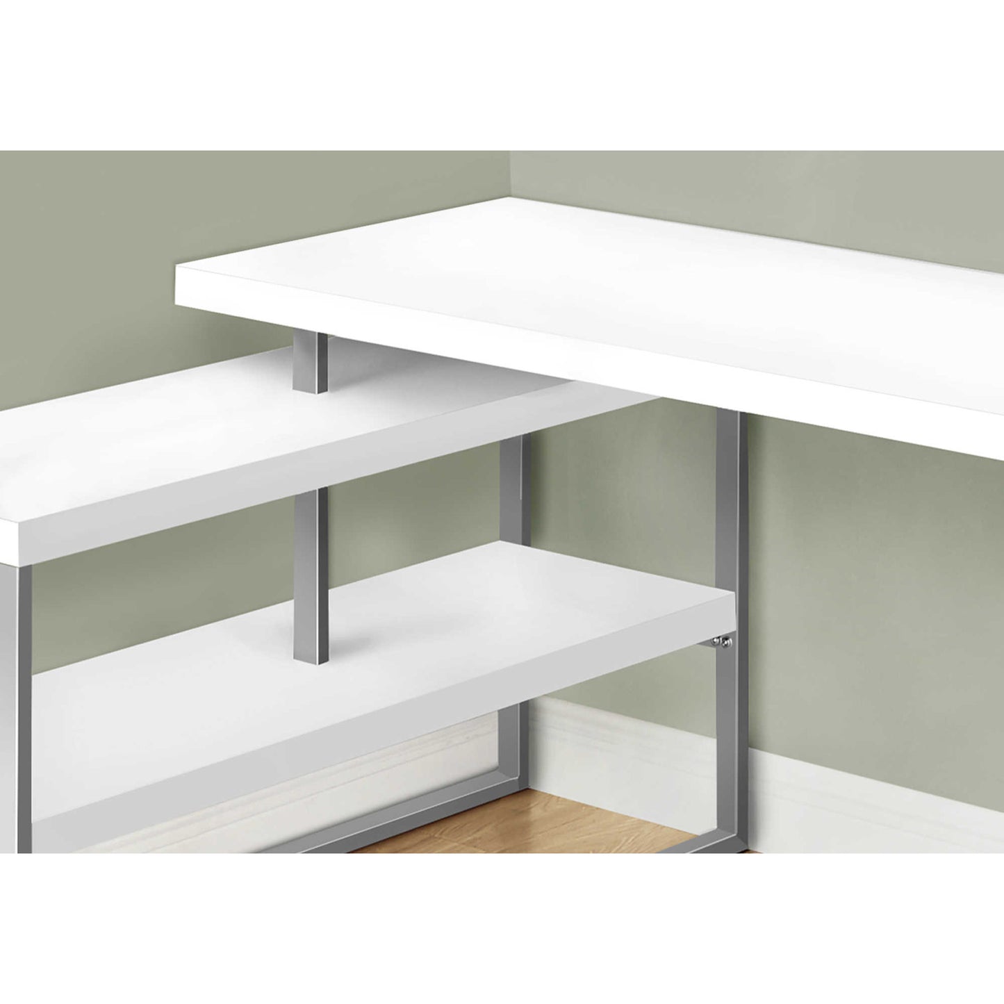 OFFICE DESK M7585 - White / Concrete