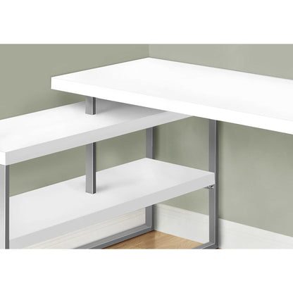 OFFICE DESK M7585 - White / Concrete